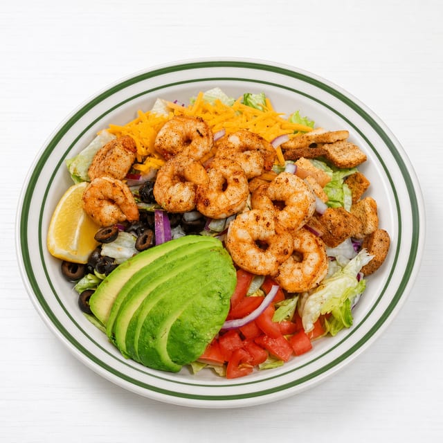 Shrimp Cobb Salad.